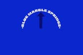 Label Design - 'Blue Marble Springs'