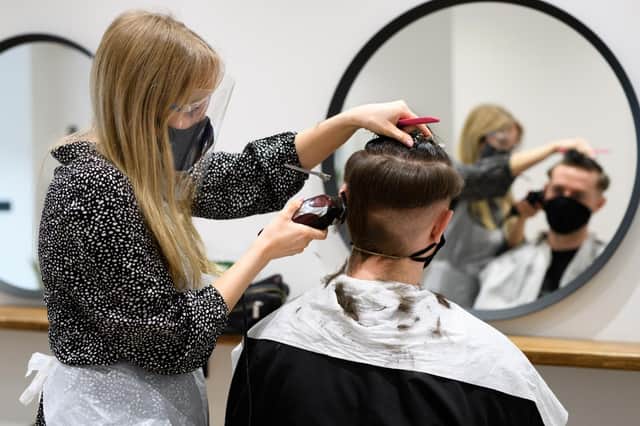 Hairdressers are set to reopen in England from 12 April (Getty Images)