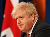 Mr Johnson was accused of making the remarks after agreeing to a second lockdown (Photo: Getty Images)