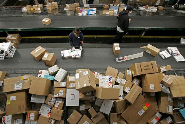FedEx's Indianapolis hub can sort more than 2 million packages a day (Photo: Justin Sullivan/Getty Images)