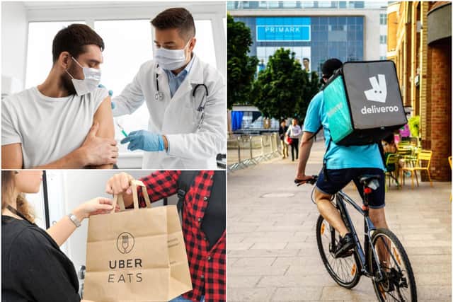 Uber, Bolt and Deliveroo are among the brands offering incentives to boost vaccination uptake among the younger population (Photo: Shutterstock)