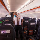 Passengers on a flight between Manchester and Albufeira were supposedly not wearing masks. [Image is not from specified flight] (Getty Images)