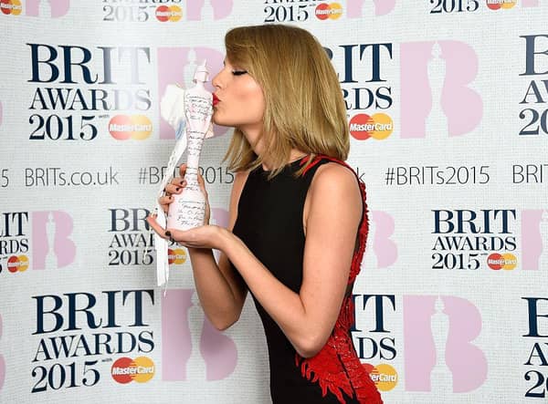 Taylor Swift is the first female artist to be given the award (Photo: Ian Gavan/Getty Images)