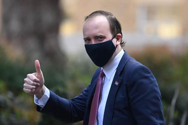 The 'private drink' between Matt Hancock, David Cameron and Lex Greensill took place in October 2019 (Getty Images)