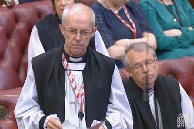 The Archbishop of Canterbury strongly criticised the government’s policy on small boat crossings last week