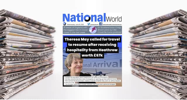 Theresa May calls for aviation restrictions to be lifted, she received £67k of services from Heathrow's VIP suites in from 2019-2020