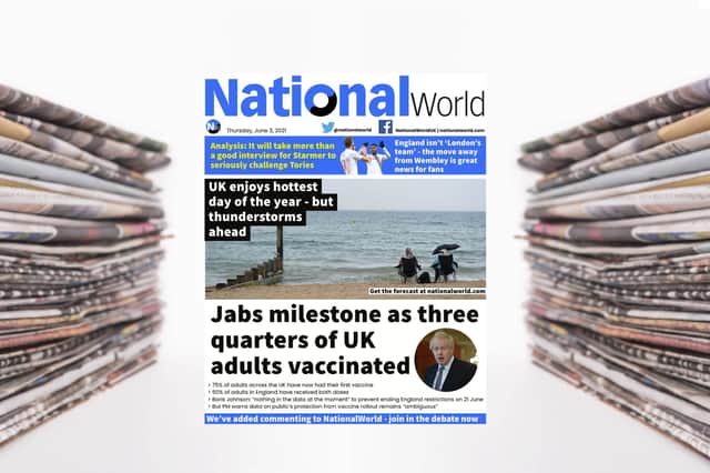 More than 75% of UK adults have had at least one dose of a Covid vaccine, marking a huge milestone in the coronavirus jab rollout