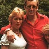 Russell Causley aka Packman, with wife Carole, who was also known as Veronica, and daughter Samantha.