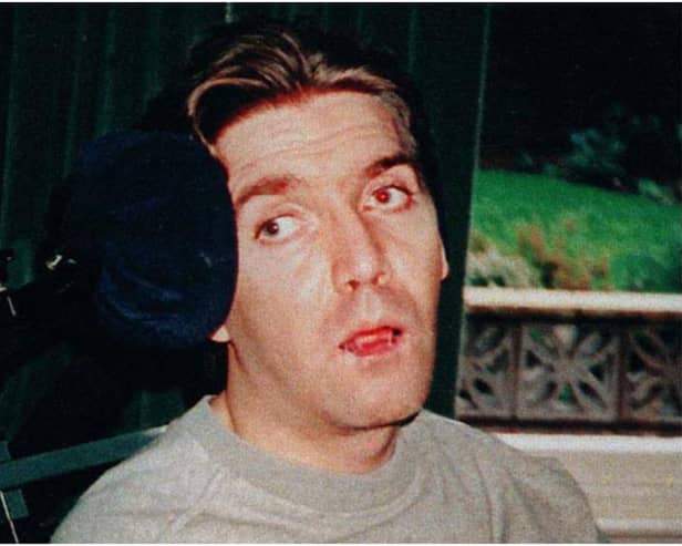 Andrew Devine (then aged 30) after emerging from an eight-year vegetative state following the Hillsborough disaster (PA)