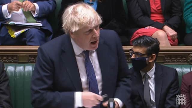 <p>The Prime Minister was asked about the bill in the House of Commons earlier in the day. Photo: House of Commons/PA Wire</p>