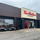 The collision took place outside the Tim Hortons in Oldham.