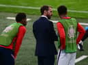 Gareth Southgate, Head Coach of England. (Photo by Neil Hall - Pool/Getty Images)