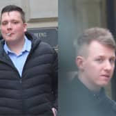 Aaron McLauchlan, 23, and Keiran Donald, 24, admitted the charges against them
