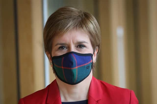 Nicola Sturgeon is expected to address the surge in cases in some particular areas of Scotland, including Glasgow, Clackmannanshire and East Renfrewshire (Getty Images)