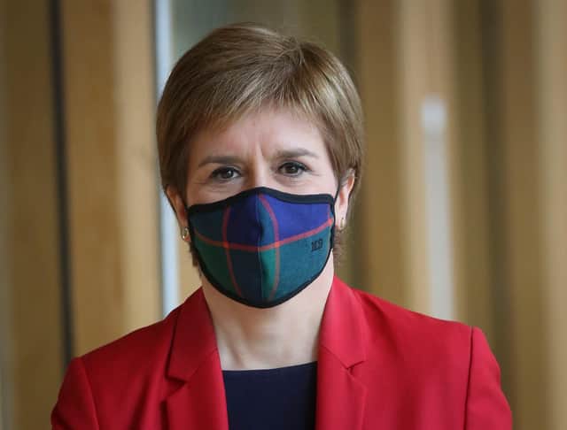 Nicola Sturgeon is expected to address the surge in cases in some particular areas of Scotland, including Glasgow, Clackmannanshire and East Renfrewshire (Getty Images)
