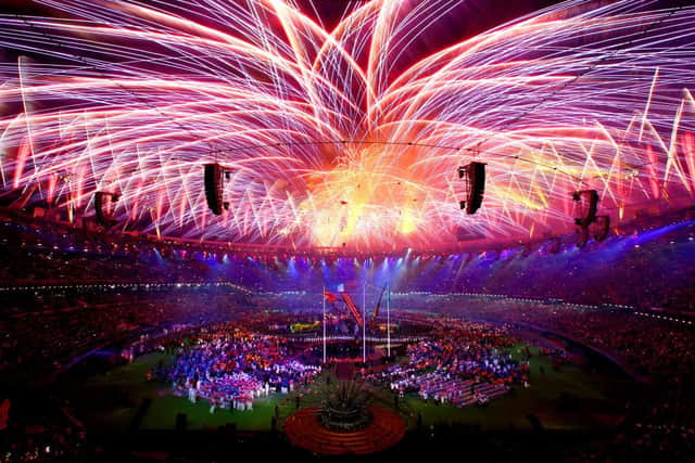 Fireworks light up the stadium during the closing ceremony of the London 2012 Paralympic Games (Photo: Julian Finney/Getty Images)
