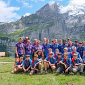 Epping Eagles Explorers At Oeschinensee, Switzerland.