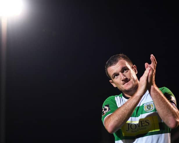 Collins during the Vanarama National League match between Yeovil Town and Eastleigh FC at Huish Park on 6 August 2019 (Photo: Harry Trump/Getty Images)