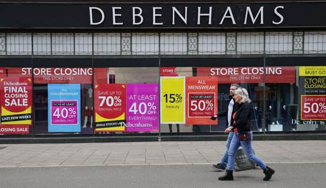 Debenhams announces full list of stores reopening in England and Wales for ‘incredible’ closing down sale - with up to 70% off  (Photo by ADRIAN DENNIS/AFP via Getty Images)