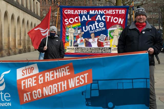 Strike action against Go North West over fire and rehire ends with workers’ victory (Photo: Shutterstock/John B Hewitt)