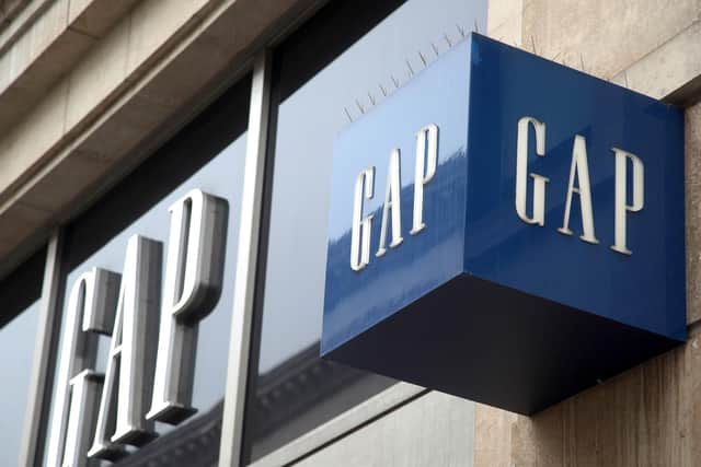 Gap has confirmed it plans to shut 19 shops in the UK and Ireland at the end of next month (PA).