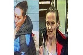 The police are appealing for help to track down these women who were caught on camera - they are wanted in connection with the theft of chocolate