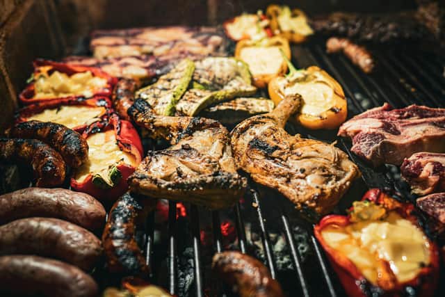 A typical BBQ plate can contain upwards of 1,200 calories.