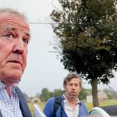 Clarkson's Farm - a review: Jeremy Clarkson at the Memorial Hall in Chadlington, where he held a showdown meeting with local residents over concerns about his Oxfordshire farm shop. Picture: PA