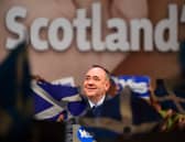 Alex Salmond during final days of the campaign for the September 2014 Referendum on Scotland's Independence. (Pic: Jeff Mitchell/Getty Images).