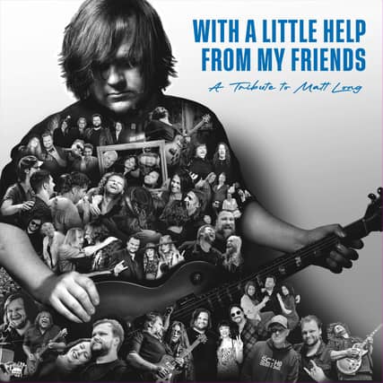 'With A Little Help From My Friends - A Tribute To Matt Long' Album Artwork. Artwork By Alice Armstrong