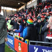 Ryan Reynolds, best known for his portrayal of Marvel's Deadpool, and 'It's Always Sunny in Philadelphia' creator Rob McElhenney, bought Wrexham AFC in 2020. (Photo by Michael Steele/Getty Images)