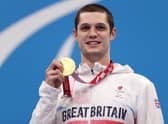 GB swimmer Reece Dunn won gold in the men's S14 100m butterfly. (Pic: Getty)
