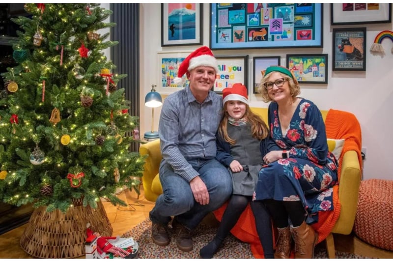 The colourful Bay Tree House in Edinburgh is owned by Katie, Jamie and their daughter Beth.