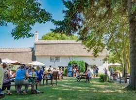 Brits will be flocking to beer gardens during the May bank holidays as they are set to reopen during England's next stage of lockdown easing (Shutterstock)