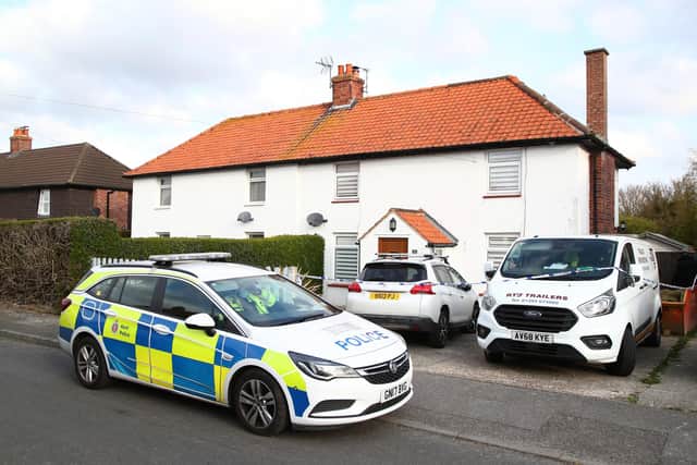 A police care guards the home of PCSO Julia James after the discovery of her body nearby (Photo: Gareth Fuller/PA Wire/PA Images)