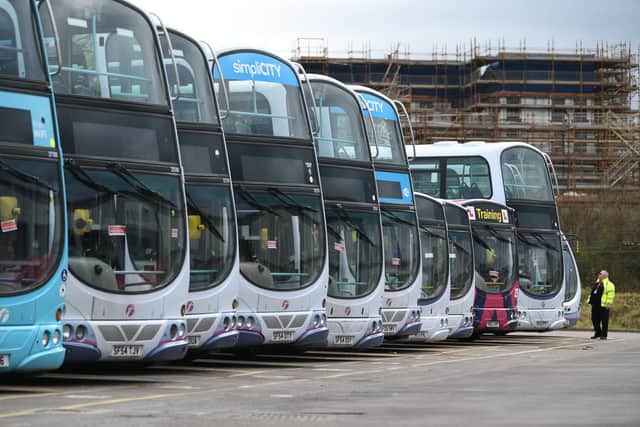 Bus workers in the Unite union will strike this month.