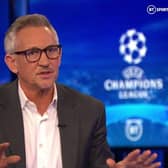 Gary Lineker is stepping down as the presenter of Champions League football on BT Sport (BT Sport)