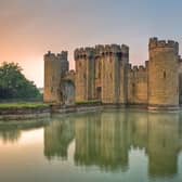 Bodiam Castle, which is owned by the National Trust