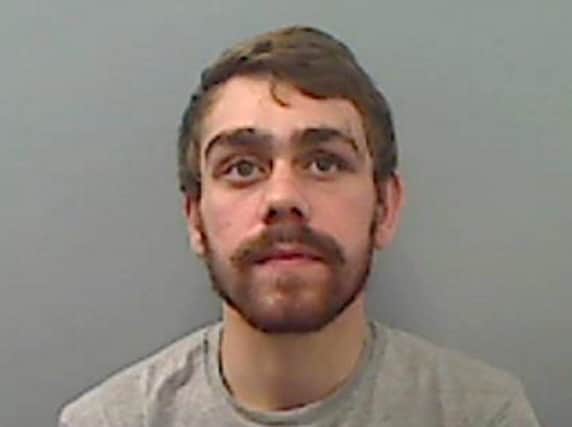 Callum Barclay dragged the woman away from her friends and raped her
