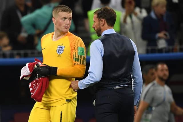 Jordan Pickford missed the latest England squad due to injury but is still in line to be Gareth Southgate's No 1.
