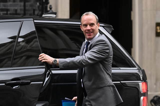 Dominic Raab quit government after an official inquiry into bullying claims upheld two allegations 