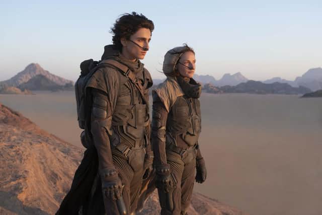 Denis Villeneuve's 'Dune' was one of the biggest hits of the year, with Hollywood A-lister Timothee Chalamet in the lead role, it grossed reportedly close to £22 million at the Box Office. Picture: Warner Bros/Moviestore/Shutterstock