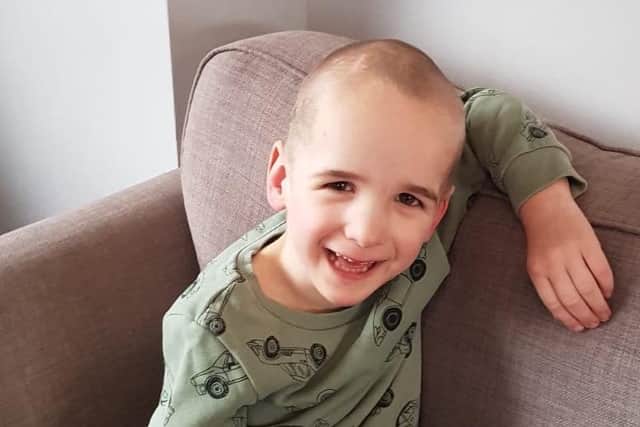 A fundraising campaign is currently underway to provide a little boy with a rare genetic condition a safe place in his home where he can play (Photo: Lucy Toole)