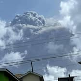 The eruption of La Soufriere Volcano from Rillan Hill in Saint Vincent. The blast from the volcano, sent plumes of ash 20,000 feet (6,000 meters) into the air, the local emergency management agency said. The eruption was confirmed by the UWI center.