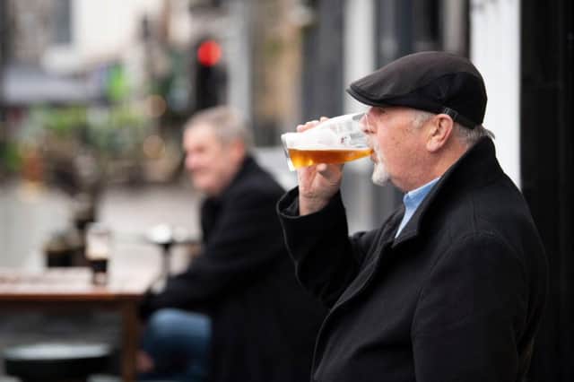 As lockdown restrictions surrounding outdoor hospitality eases, pub-goers will need to wrap up warm (Photo: Matthew Horwood/Getty Images)