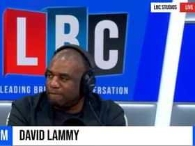 David Lammy was presenting his LBC radio show when Jean said he could not be English and Afro-Carribean.