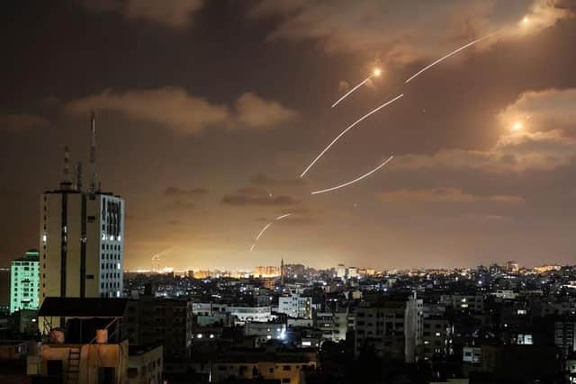 Iron Dome: what is Israel’s missile defence system and how does it work as Israel-Palestine conflict mounts (Photo by MAHMUD HAMS/AFP via Getty Images)