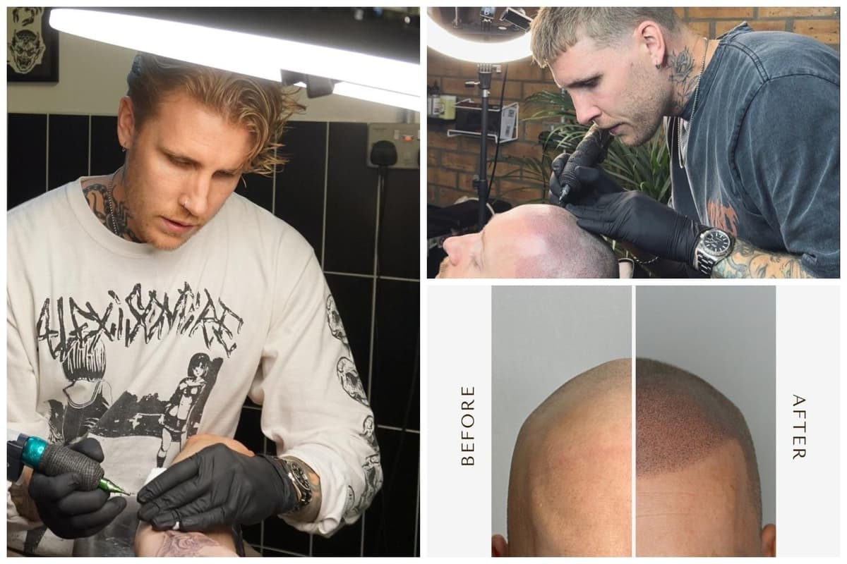 Embrace your baldness - with tattoo 'hair': Meet the tattoo artist who ...