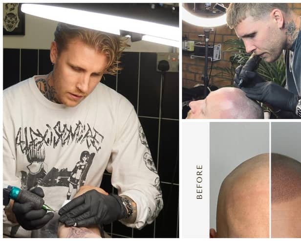 Would you try a tattoo that mimics as closely shaven head?