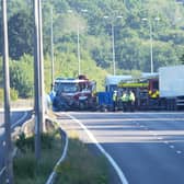 Sussex Police are appealing for witnesses to a serious collision between a car and lorry on the A23 near Bolney around 5.15am on Sunday July 10 